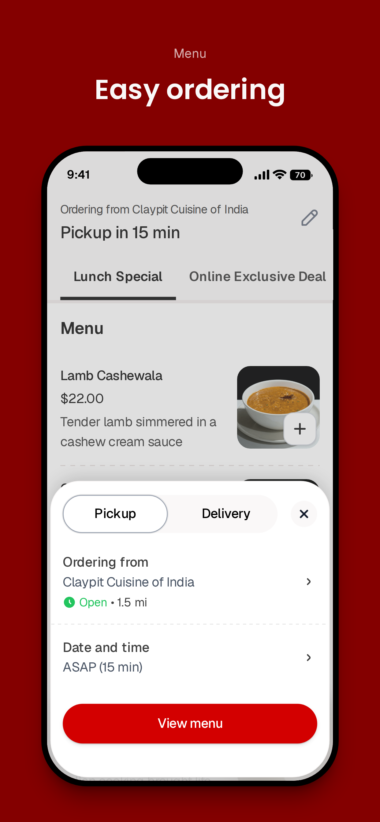 Claypit Cuisine of India screenshot 3
