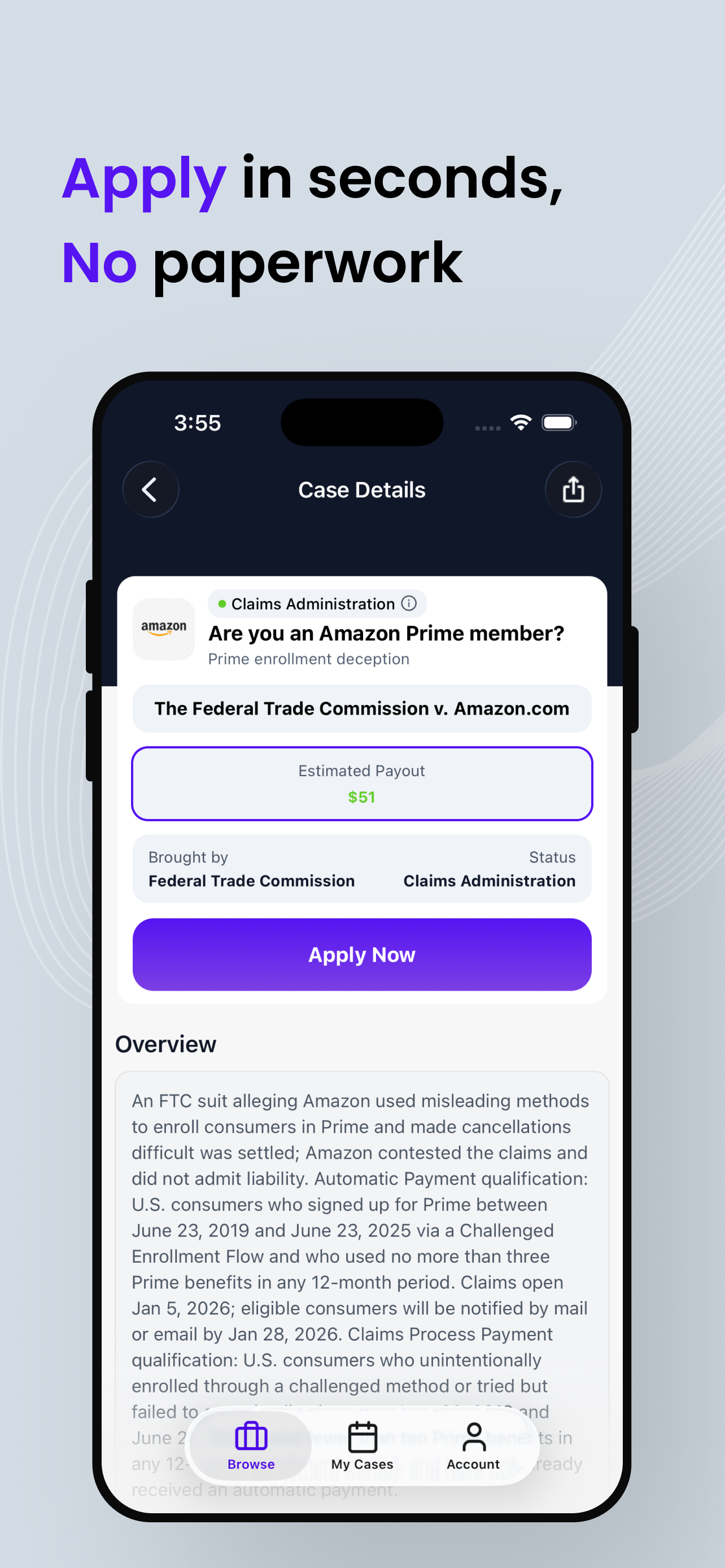 ClassAct: Claim Your Share screenshot 3