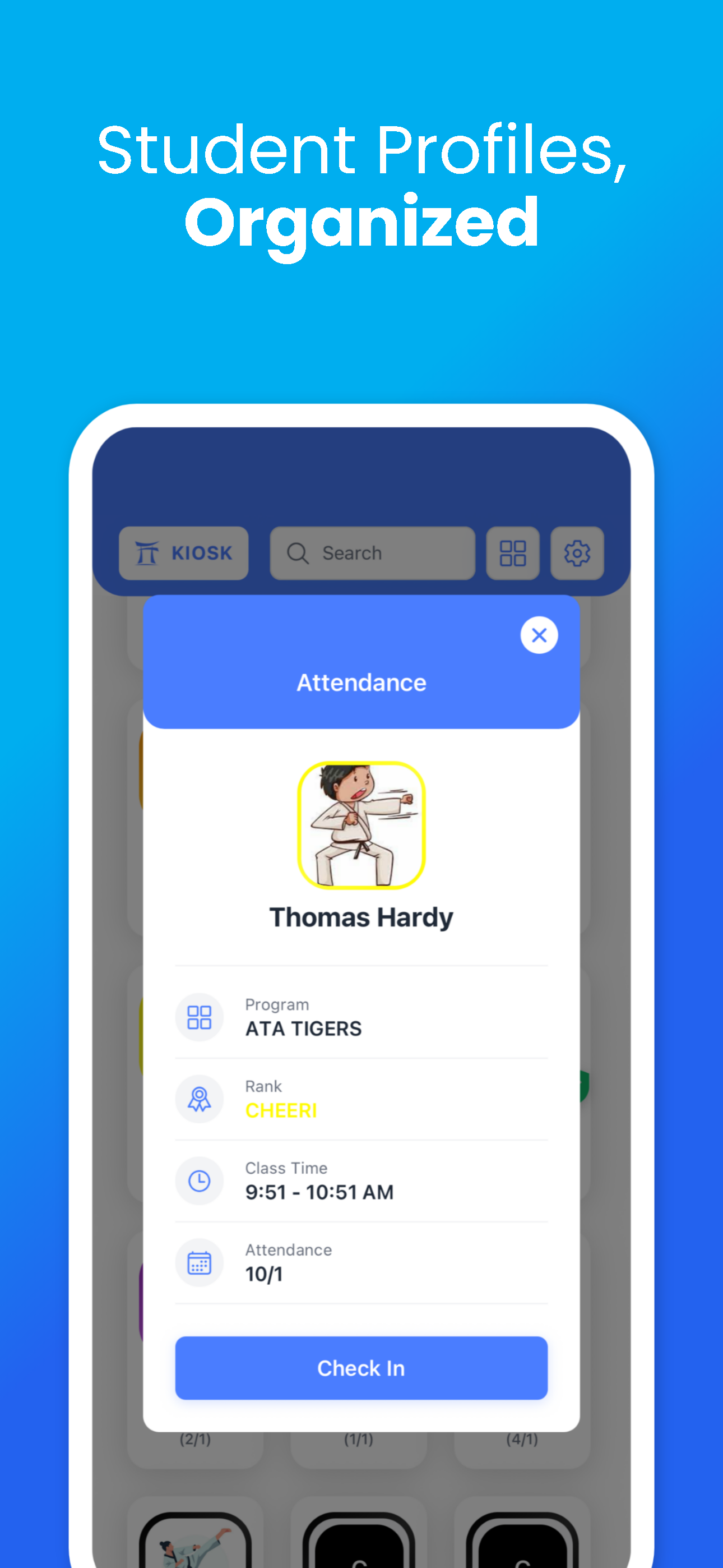 Manage My Dojo: Kiosk screenshot 3