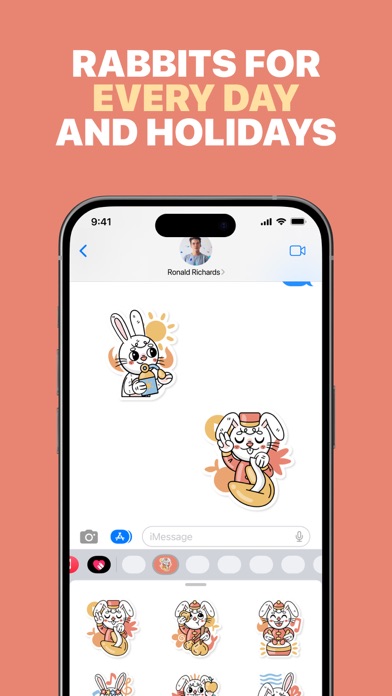 Screenshot #2 pour Bunbelievable Stickers