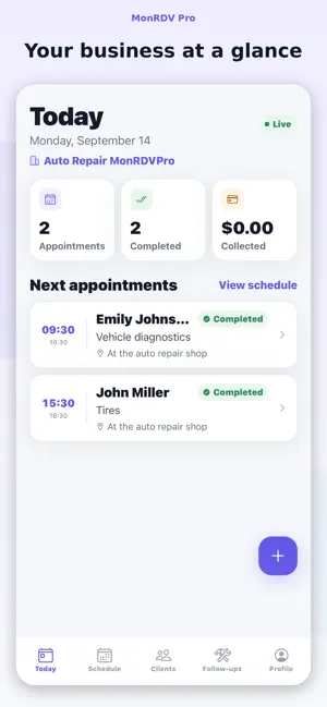 MonRDVPro Professionnels screenshot 1
