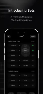 Sets Workout App screenshot 1