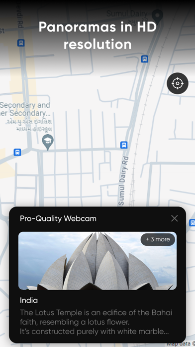 Screenshot #3 pour Earth Map 3D - GPS Cameras