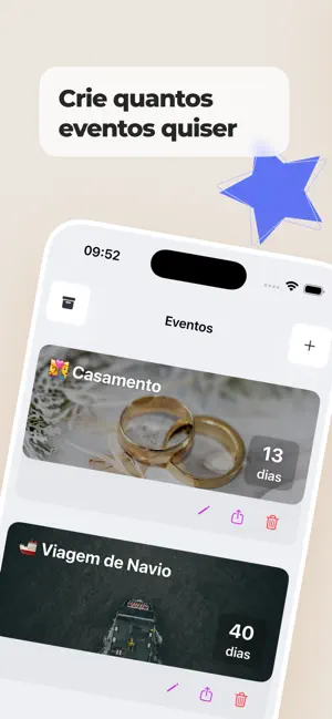 CountDown Contador de eventos screenshot 1