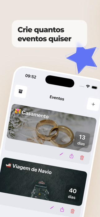 CountDown Contador de eventos Screenshot 1 of 5