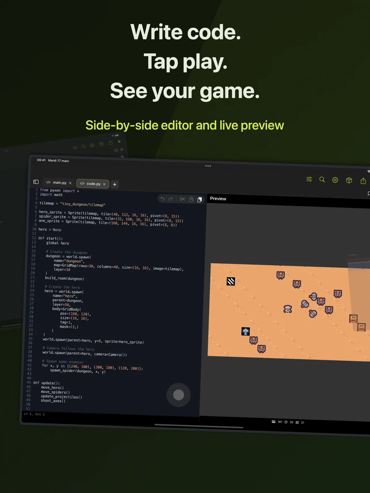#2. Pyxen - Python Game Maker (iOS) Von: Gargant