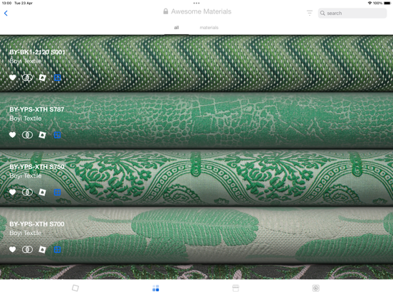 swatchbook iPad screenshot 1 - Productivity app
