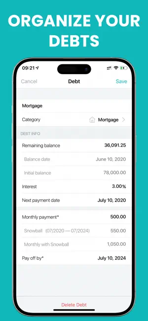 Debt Payoff Box: Snowball Plan screenshot 5