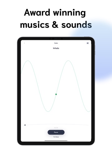Foga - Breathing Exercises iPad screenshot