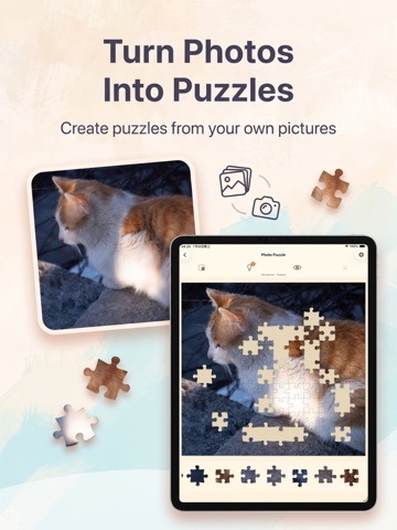 Pieceful Jigsaw Puzzle iPad screenshot