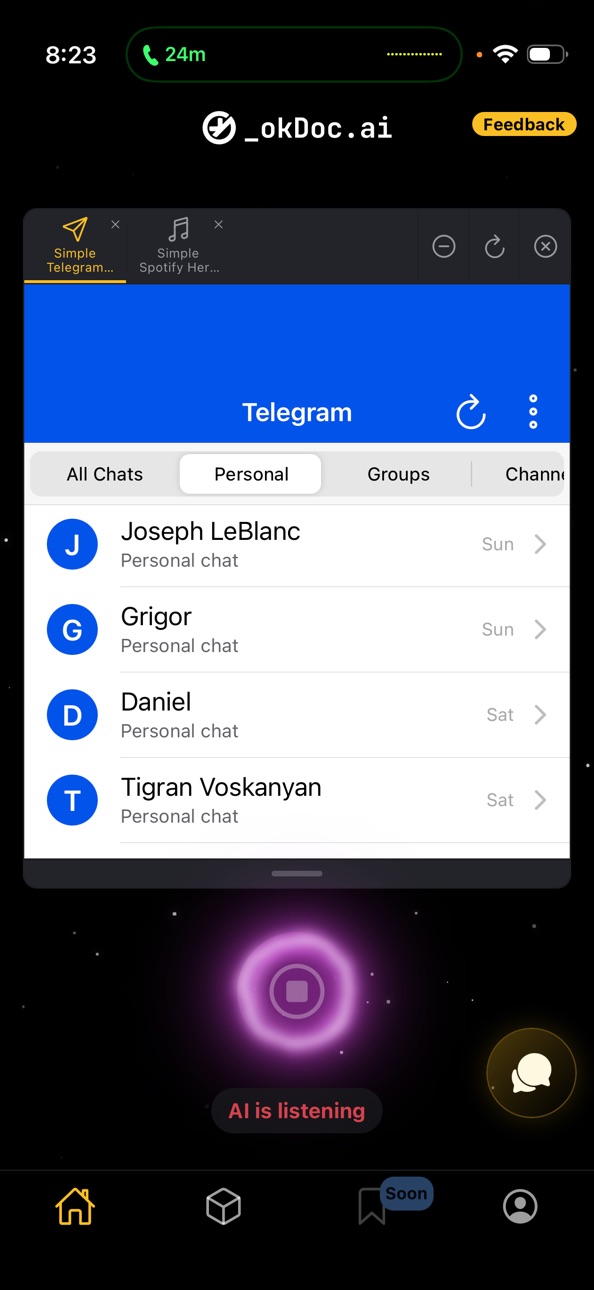 iPhone screenshot