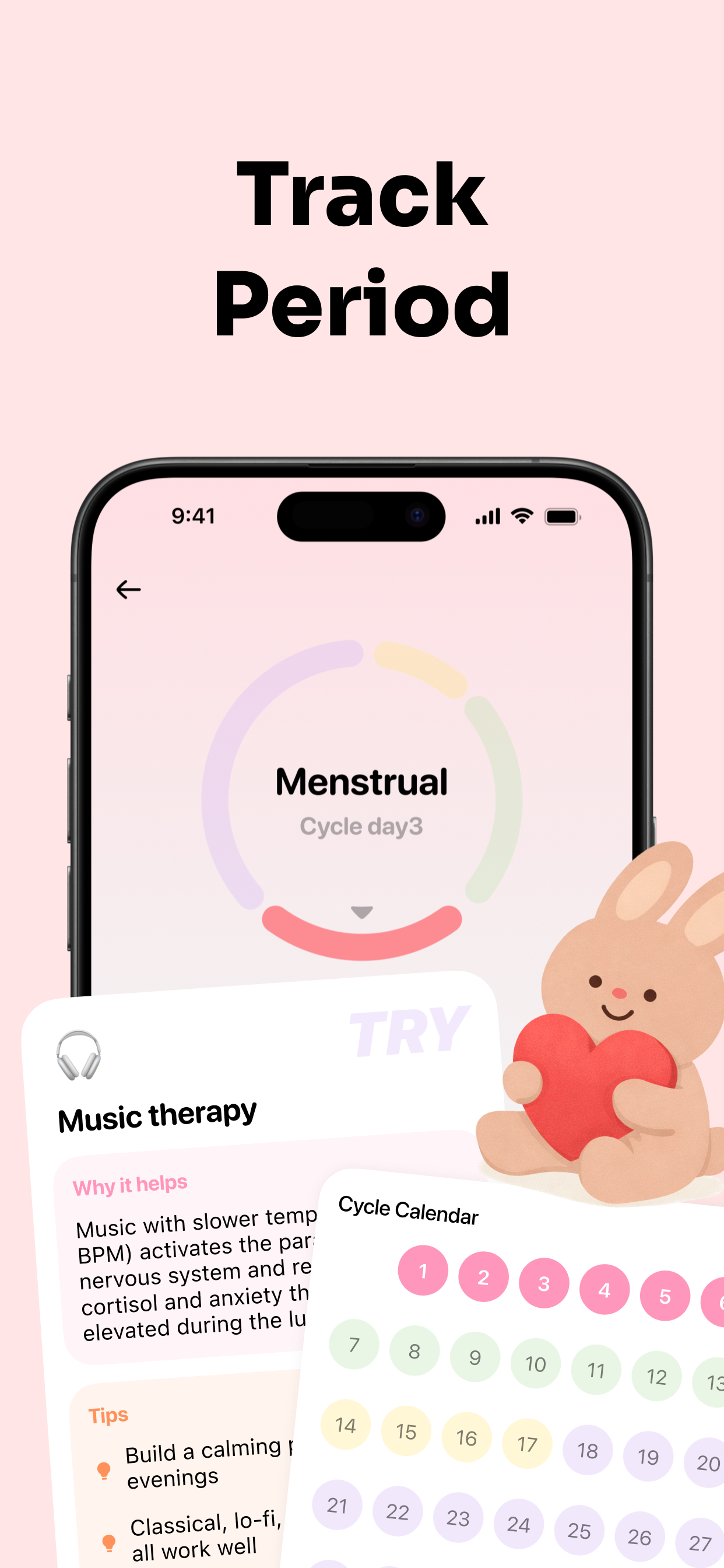 Mooni: Period Wellness Tracker screenshot 3