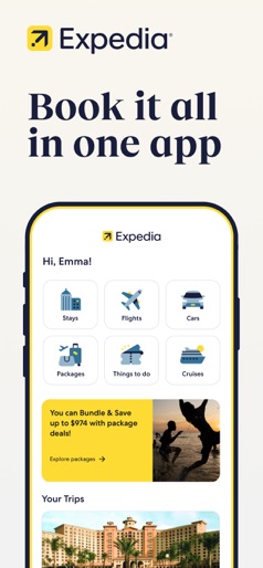 Expedia: Hotels, Flights, Cars screenshot