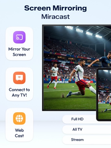 Miracast : Screen Mirroring ™ iPad screenshot 1