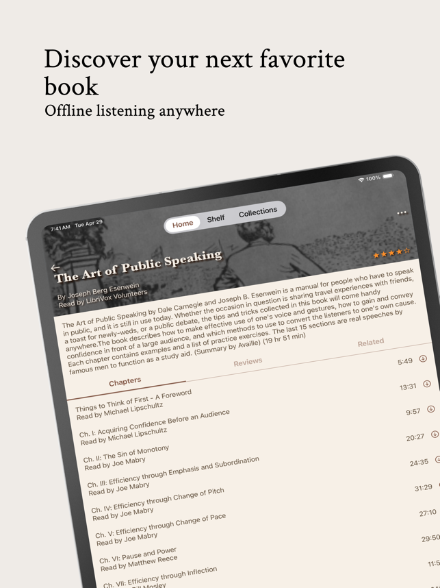 ‎LibriVox Audiobooks Screenshot