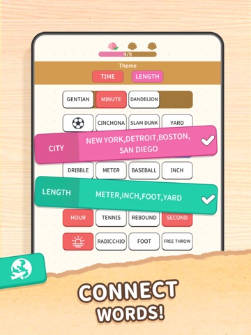 Association Sort -Connect Word iPad screenshot