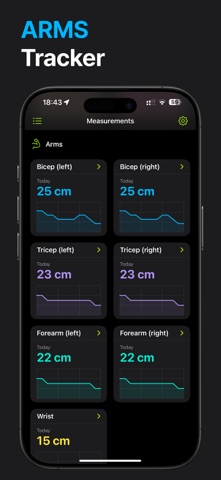 Body Measurements Tracker Pro Screenshot 4 of 7