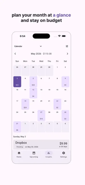 Subscription Tracker – Penny screenshot 3