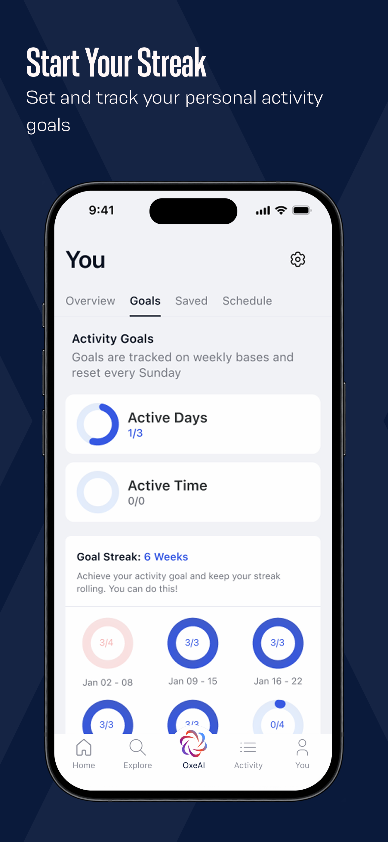 OxeFit screenshot 6