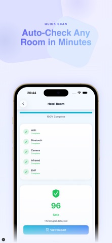 CamSafe Hidden Camera Detector iPhone screenshot