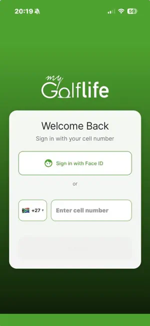 MyGolfLife iPhone screenshot 1