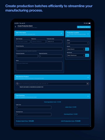 MRKS POS: ERP & Inventory iPad screenshot
