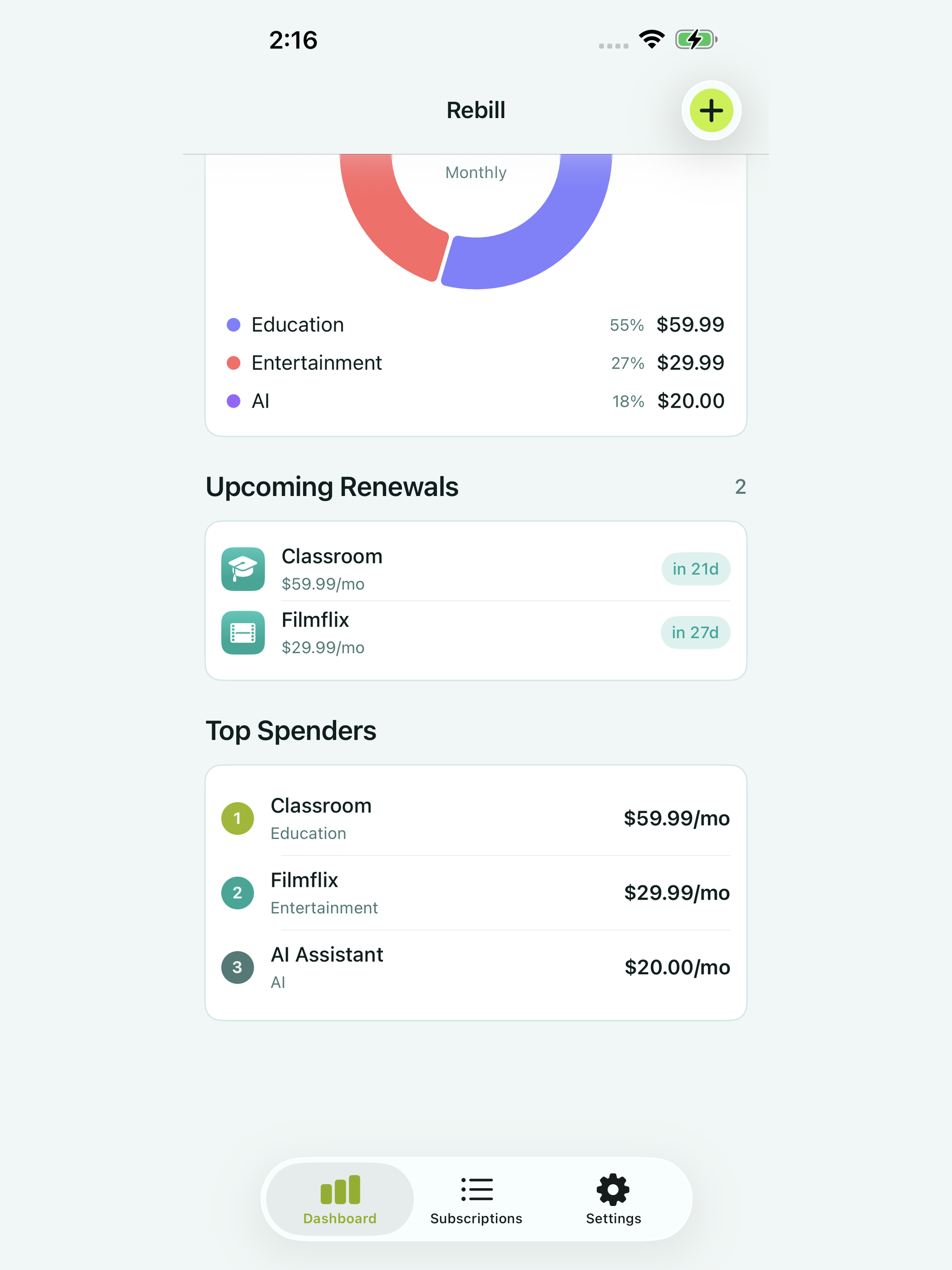 Rebill - Manage Subscriptions screenshot 8