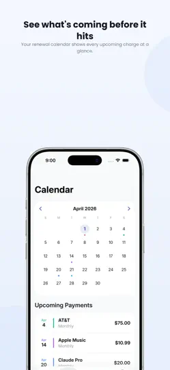Captura de pantalla de Subscription Manager: STracker en iPhone 2