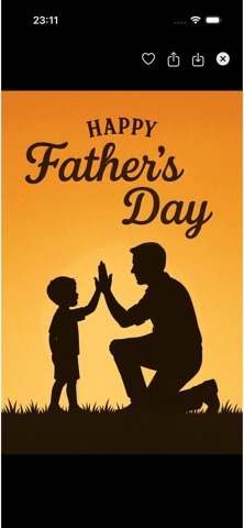 Fathers Day Ecards Greetings iPhone screenshot