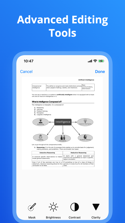 #3. Scanning App with Scan to PDF (iOS) 来自: Kamalkumar Trapasiya