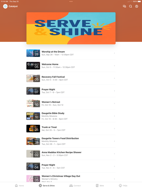 Catalyst Gadsden iPad screenshot