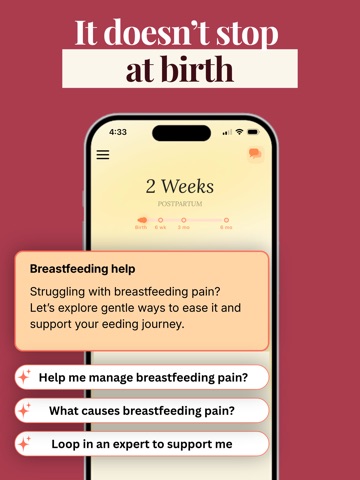 Mila: Pregnancy Companion iPad screenshot