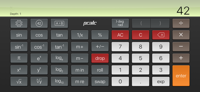 PCalc Lite Screenshot