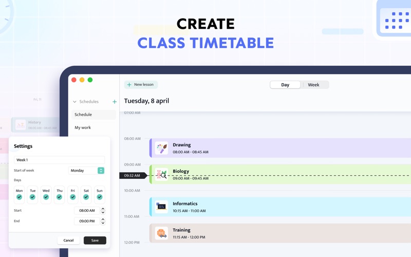 Daily Study: Student Planner Screenshot