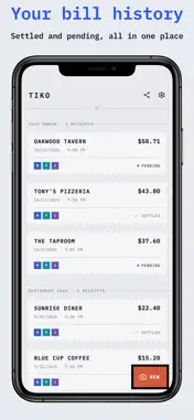 Tiko: Split Bill & Tip Calc screenshot 1
