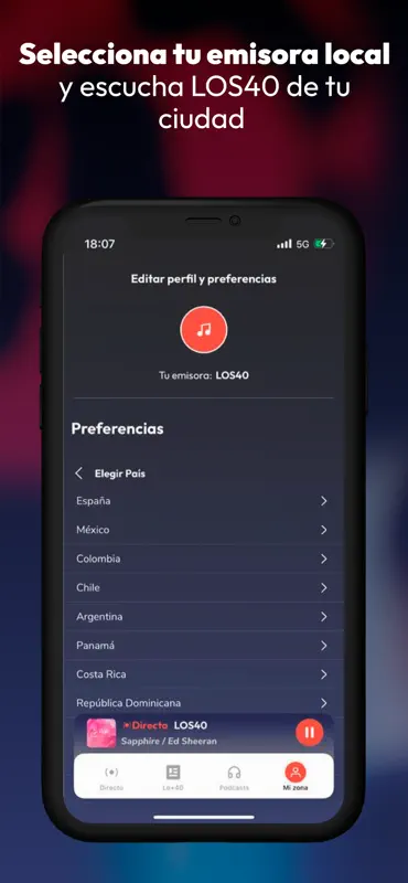 LOS40 Radio screenshot 7 of 8