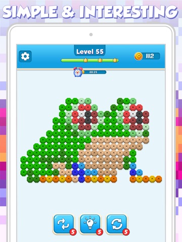 Nut and Bolt Sort Color Match iPad screenshot