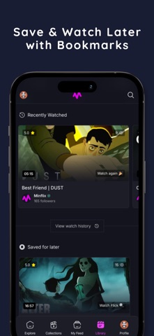 Minflix – Short Films & Videos screenshot