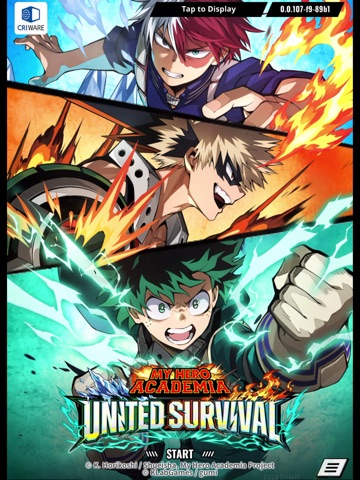 MHA: UNITED SURVIVAL iPad screenshot 1