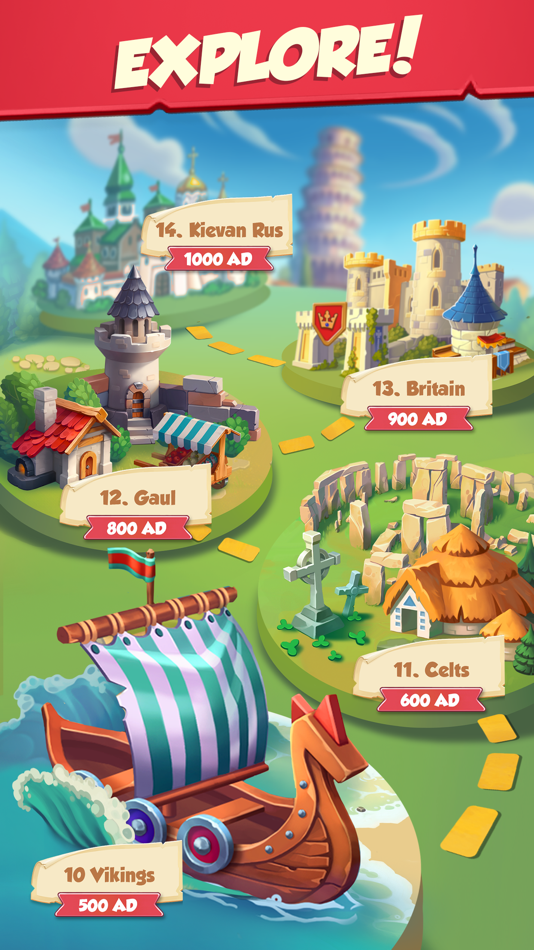 #6. Age of Coins: Master Of Spins (iOS) By: Kometa.Games