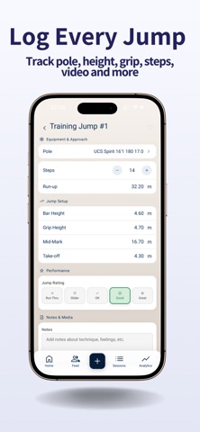 VAULT: Pole Vault Tracker Screenshot 2 of 6