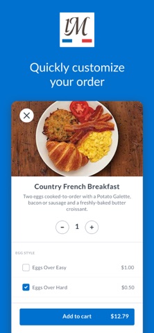 la Madeleine Bonjour Rewards app screenshot 2