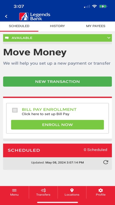Legends Bank - TN Mobile Screenshot