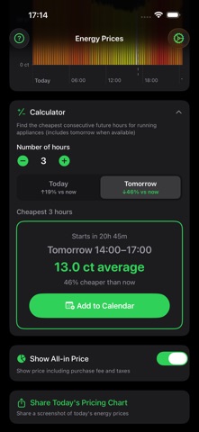 EnergyPricing - Electricity Screenshot 2 of 10