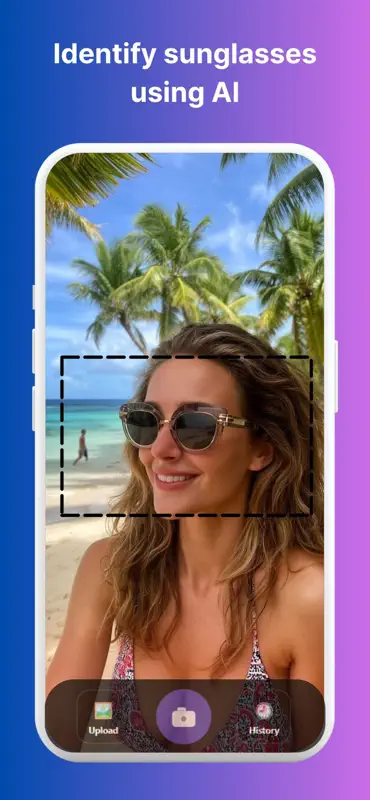 Sunglasses Identifier: AI Scan screenshot 1 of 3