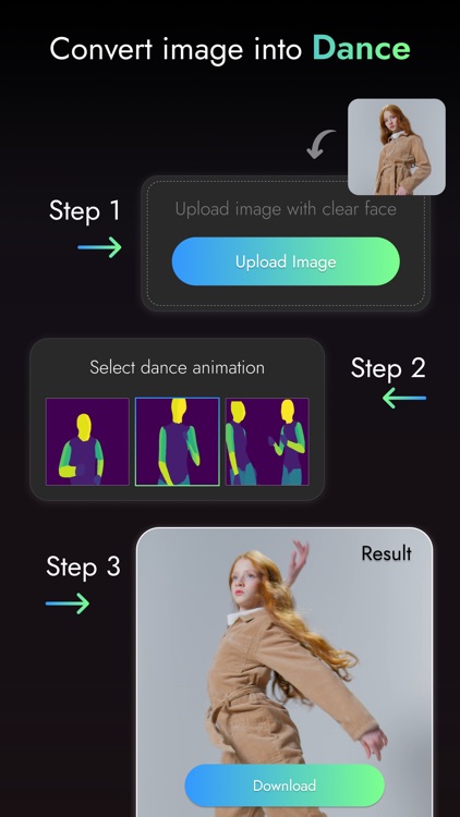 Face Animation Dance Photo