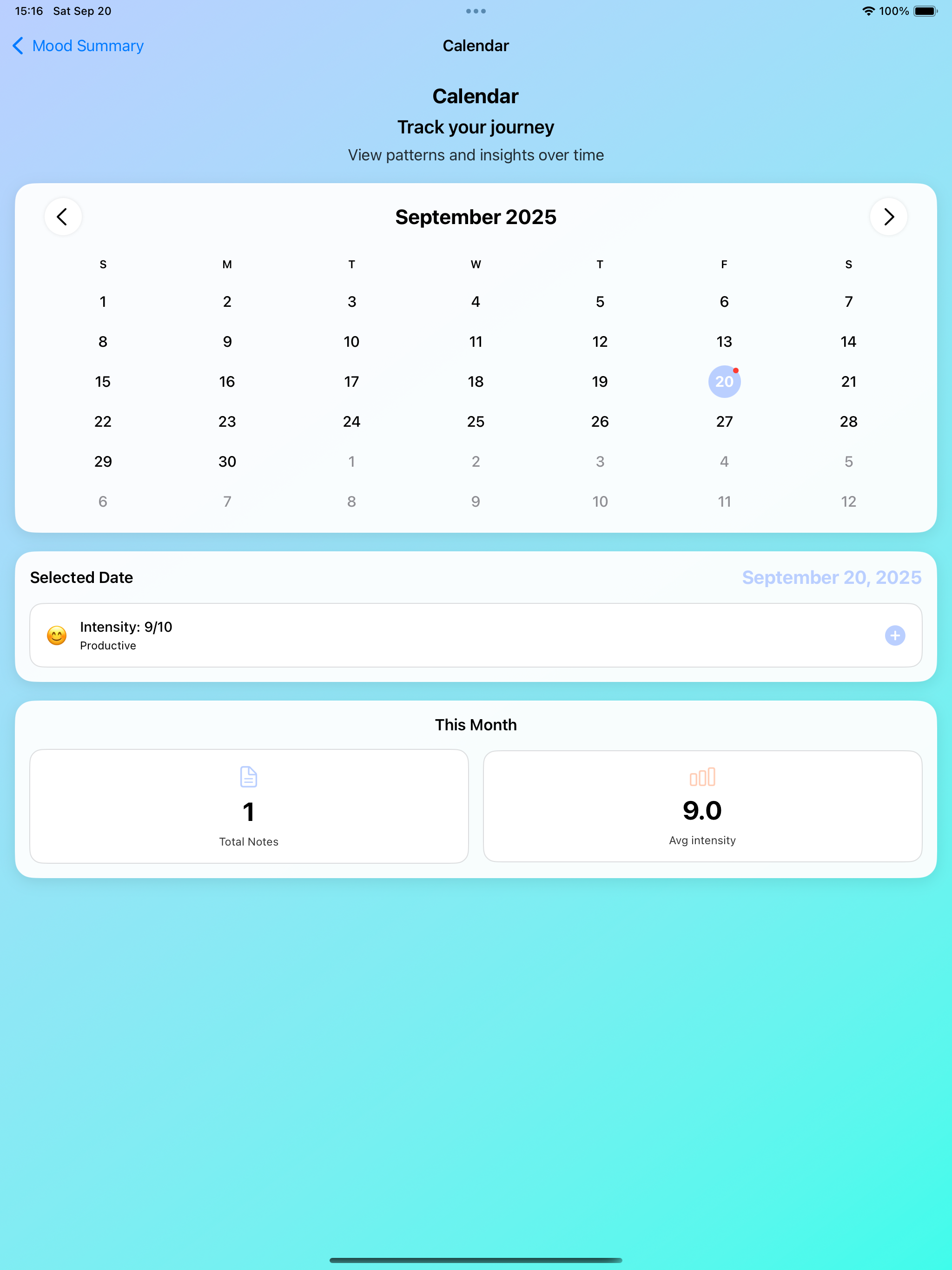MoodTracks screenshot 11