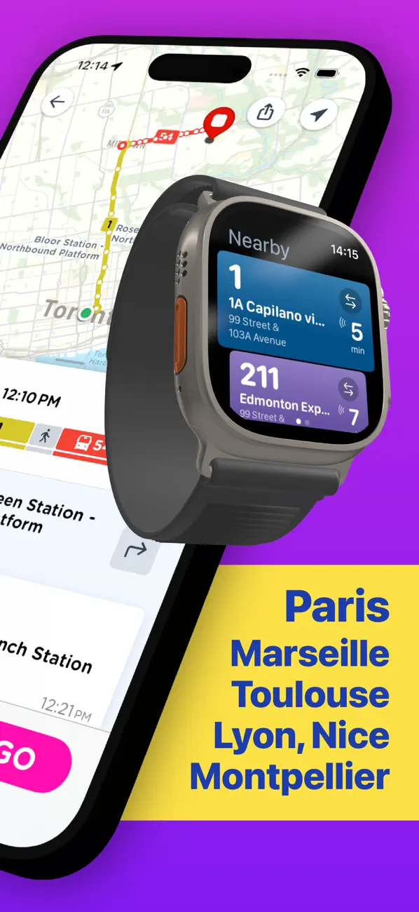 Screenshot #2 pour Momego: Autobus Métro Train