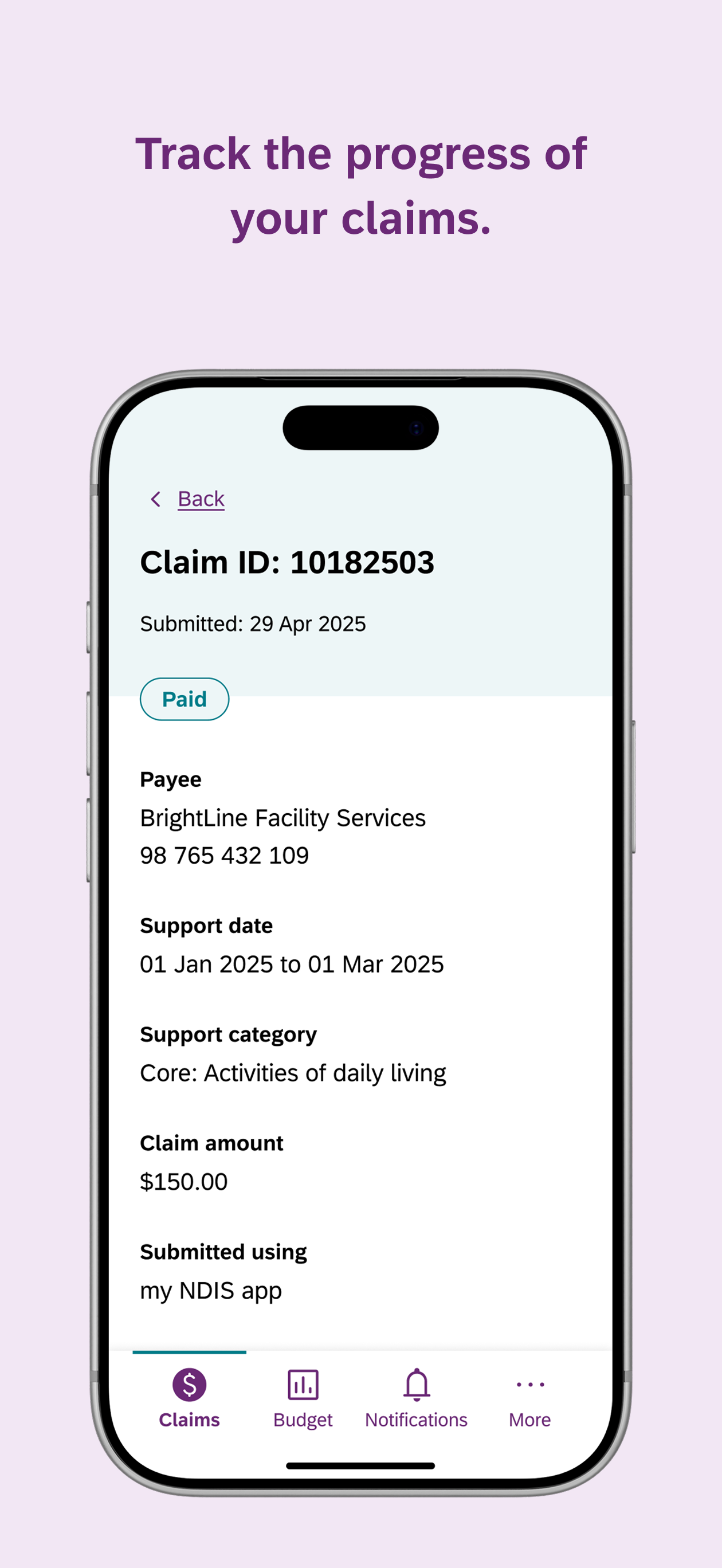 my NDIS screenshot 10