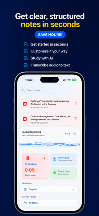 AI Note Taker: SwiftNote Screenshot 4 of 10